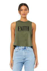 Faith Racerback Cropped Tank