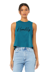 Humility Racerback Cropped Tank