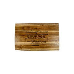 SERENITY PRAYER CUTTING BOARD